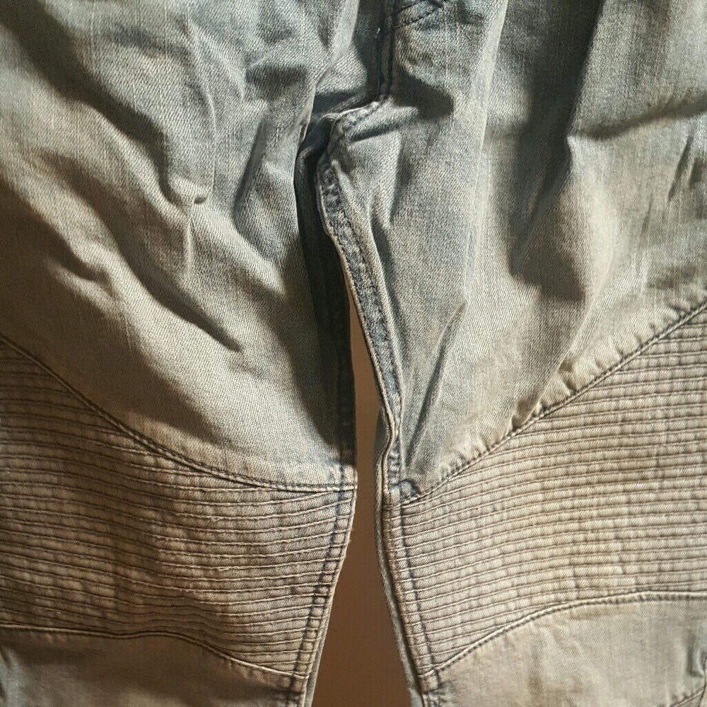 H&M motorcycle jeans 33x32
